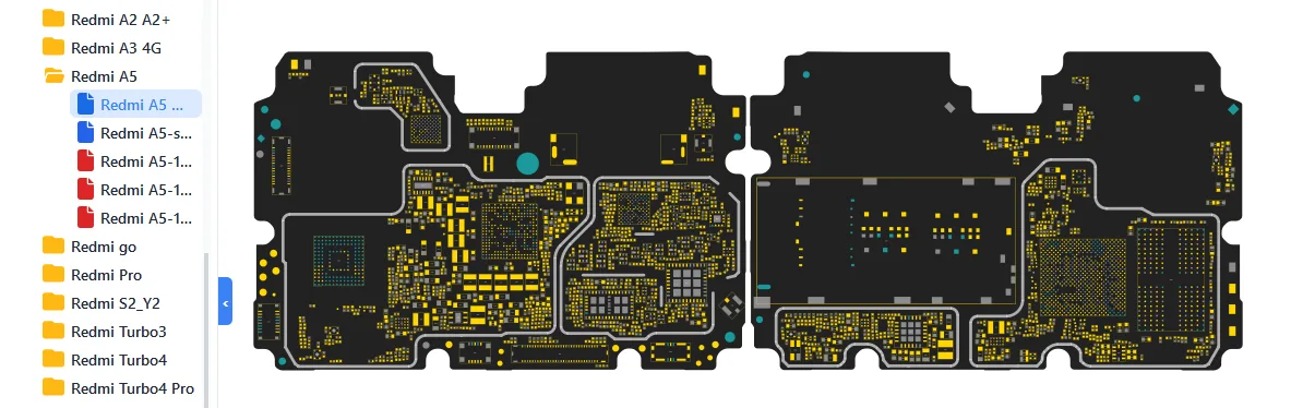 Redmi A5 Schematics and Bitmap Boardview Download – Mobile PCB Repair