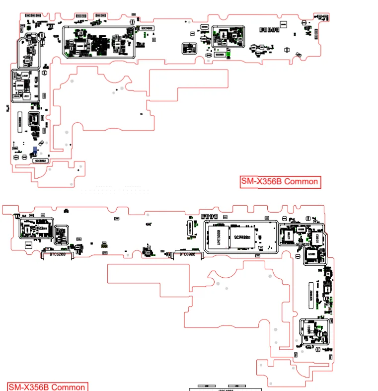 Samsung Galaxy Tab Active 5 Pro SM-X356B PCB Schematics and Layout for Mobile Repair Technicians