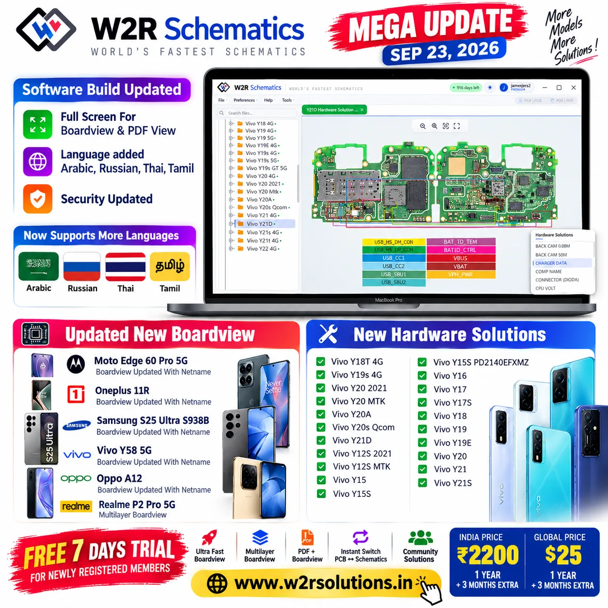 🚀 W2R Schematics Mega Update – SEP 23, 2026
