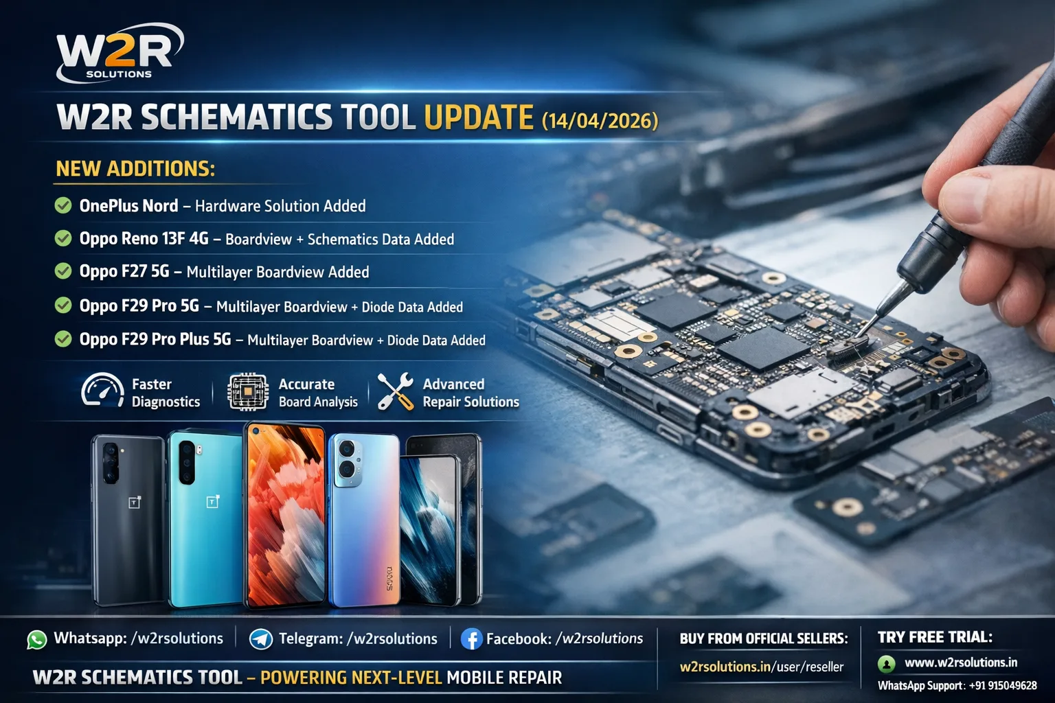 🚀 W2R Schematics Tool Update (14/04/2026)