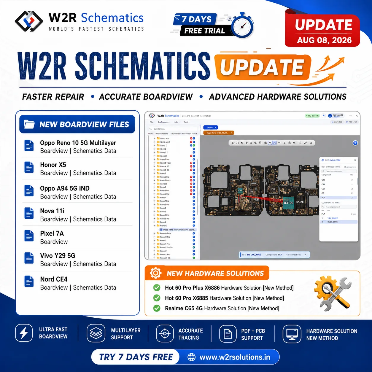🚀 W2R Schematics Update – Aug 08, 2026