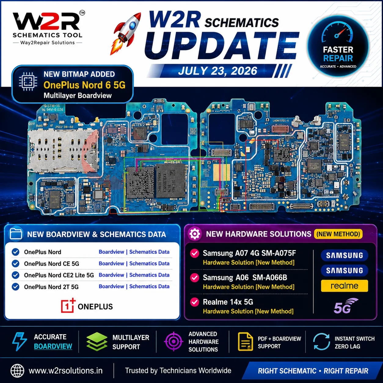 🚀 W2R Schematics Update – July 23, 2026
