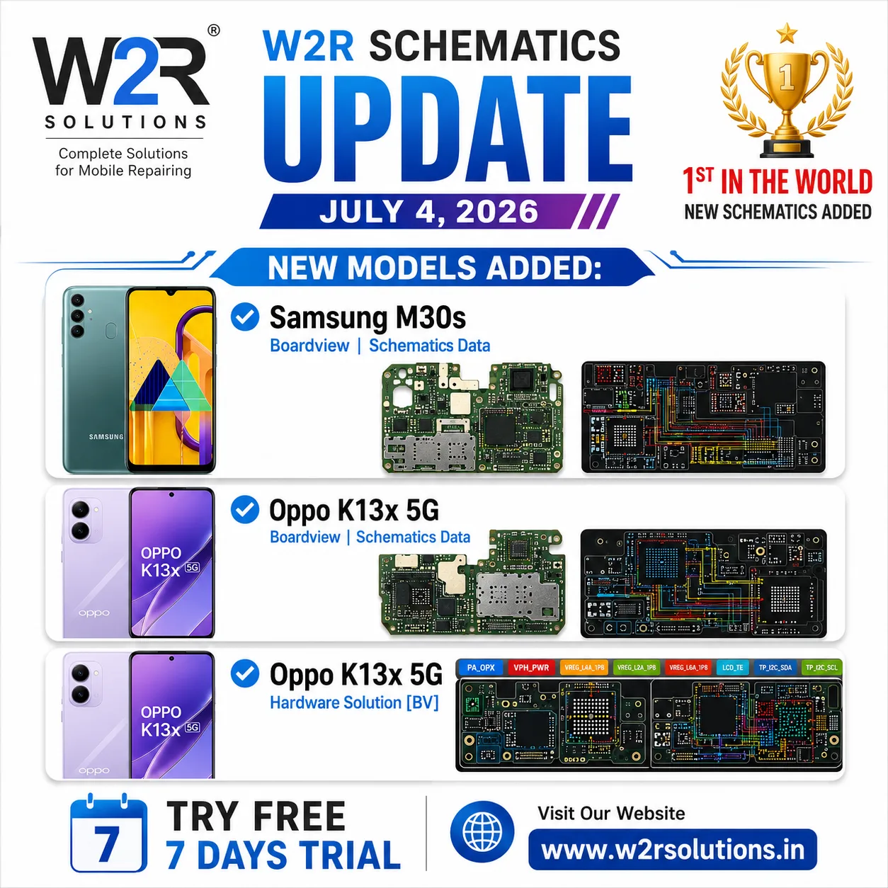 🚀 W2R Schematics Update – July 4, 2026