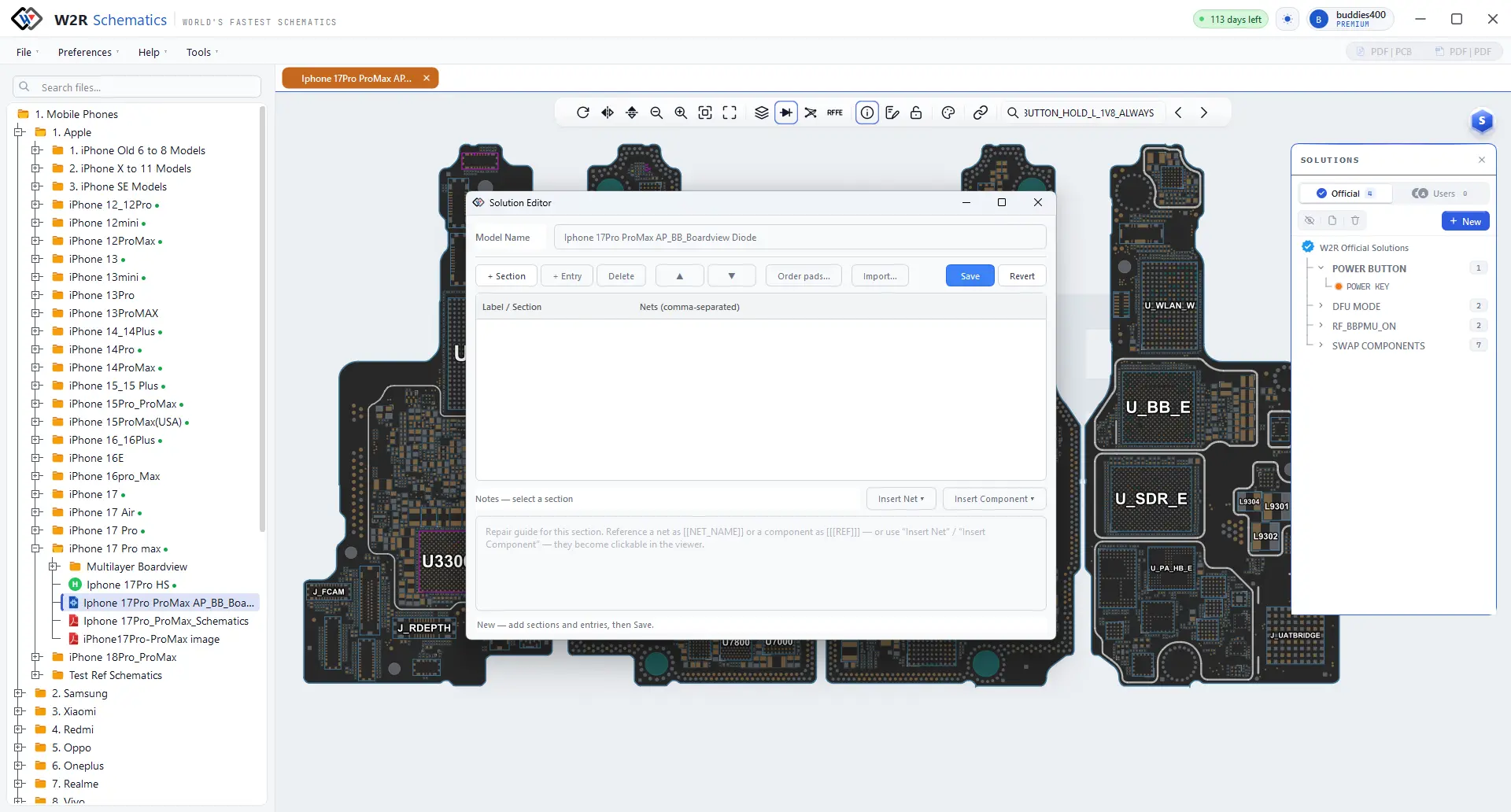The Solution Editor